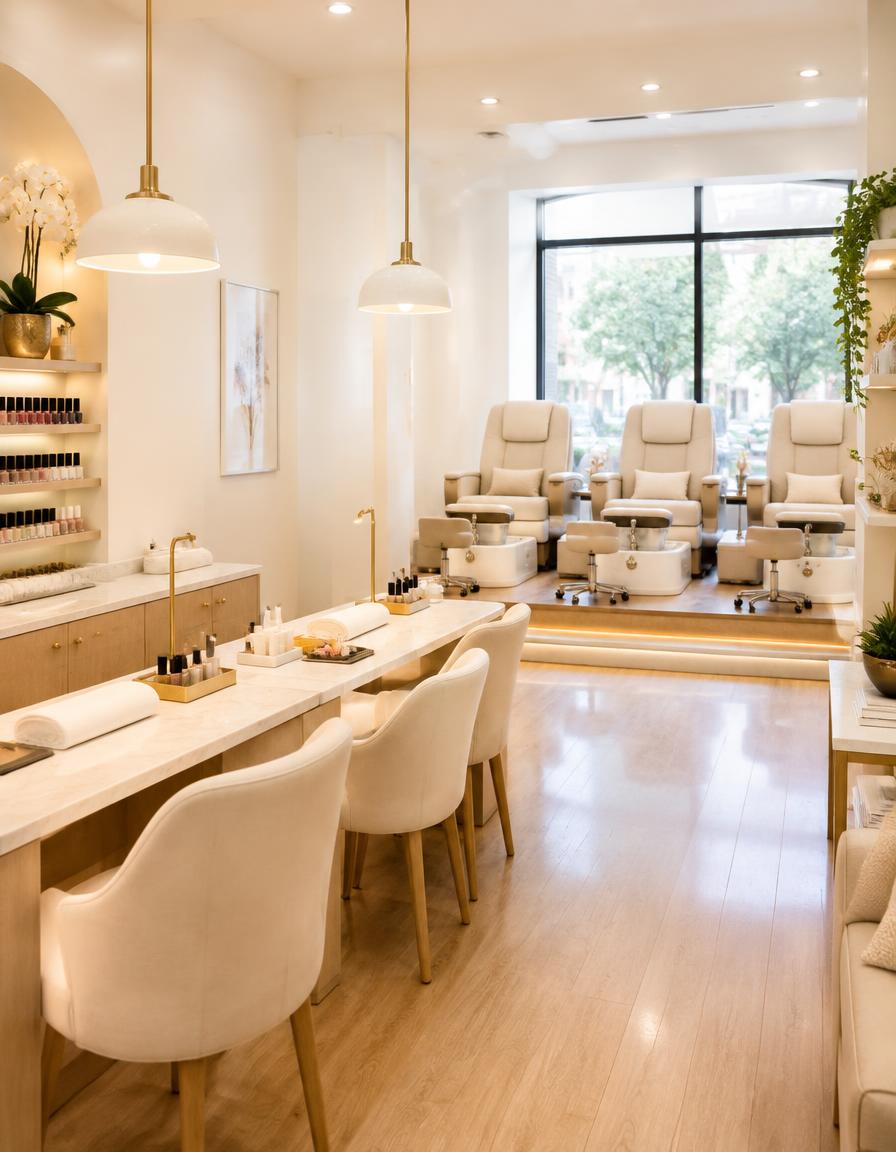 JSJ Nail Spa salon interior